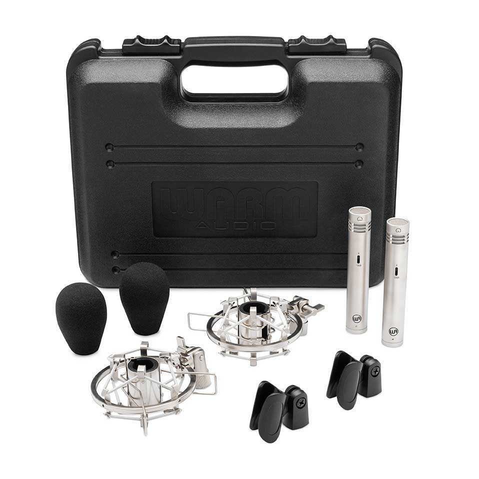 Warm Audio WA84-C-N-ST WA-84 Small Diaphragm Condenser Microphone Nickel (Pair)