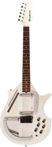 Danelectro Big Sitar White Crackle Danelectro Big Sitar White Crackle