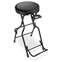 Gravity FG SEAT 1 Musicians Seat with Guitar Stand Front View