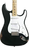 Fender Custom Shop Limited Edition 1954 Stratocaster Relic Aged Black with Closet Classic Hardware #LXX0465