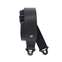 D'Addario Comfort Leather Auto Lock Guitar Strap Black Front View
