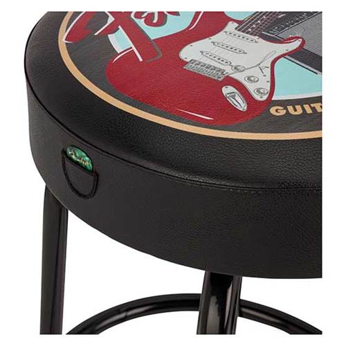 Fender Guitars & Amps Pick Pouch Barstool Black/Black 30 Inch Fender Guitars & Amps Pick Pouch Barstool Black/Black 30 Inch