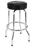Fender Spaghetti Logo Pick Pouch Barstool Black/Chrome 30 Inch