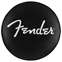 Fender Spaghetti Logo Pick Pouch Barstool Black/Chrome 30 Inch Front View