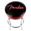 Fender Red Sparkle Logo Barstool Black/Red Sparkle 30 Inch Front View