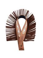 Levy's Crazy Horse Leather Strap with Fringe Brown