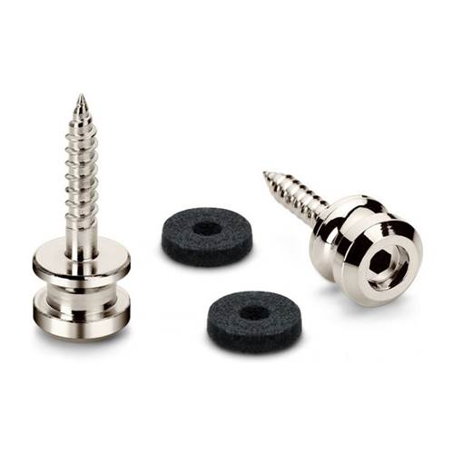 Schaller S-Lock Nickel Strap Buttons  Schaller S-Lock Nickel Strap Buttons