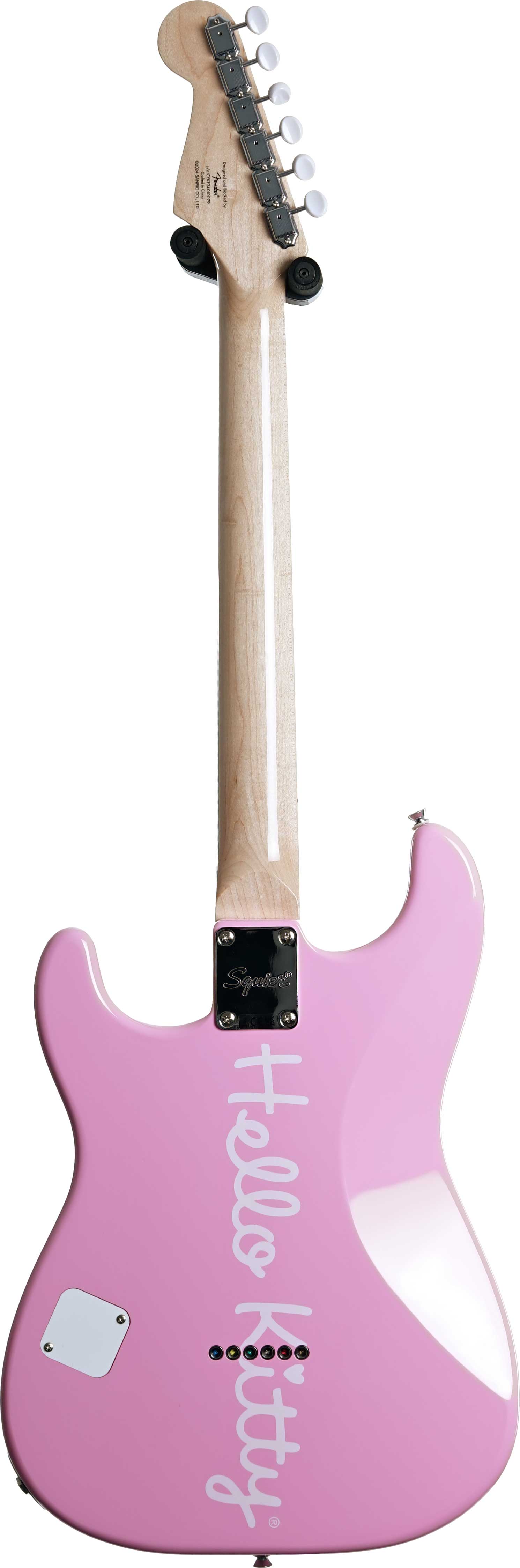 Squier Limited Edition Hello Kitty Stratocaster Pink Maple Fingerboard