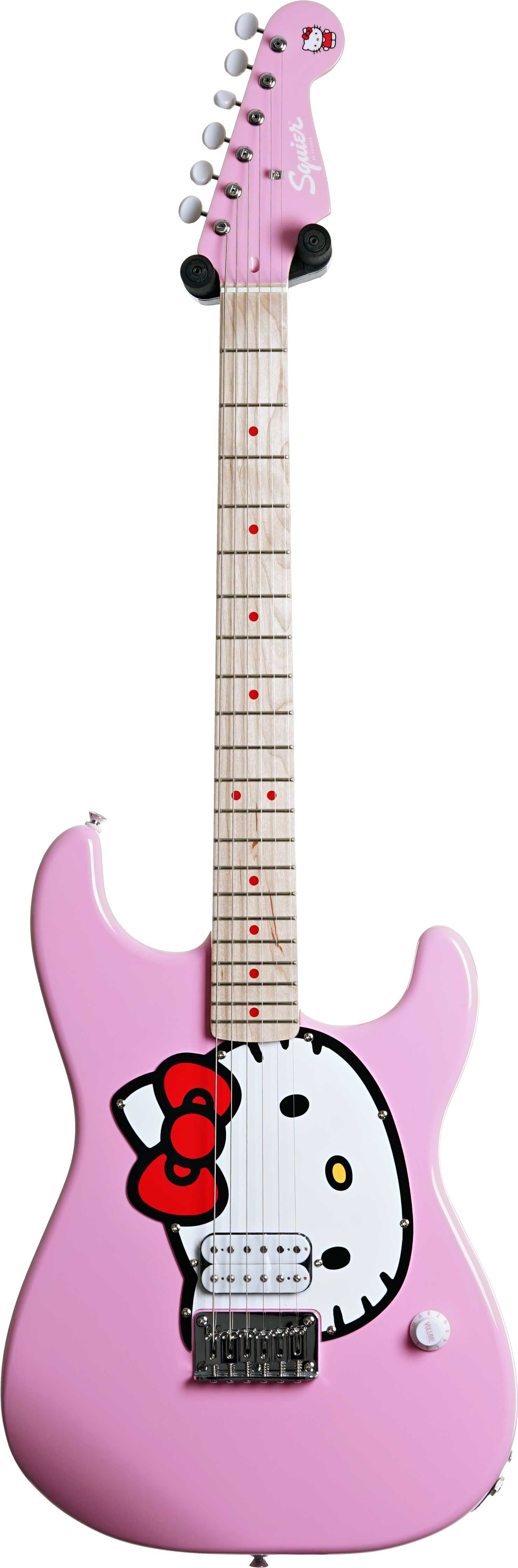 Squier Limited Edition Hello Kitty Stratocaster Pink Maple Fingerboard