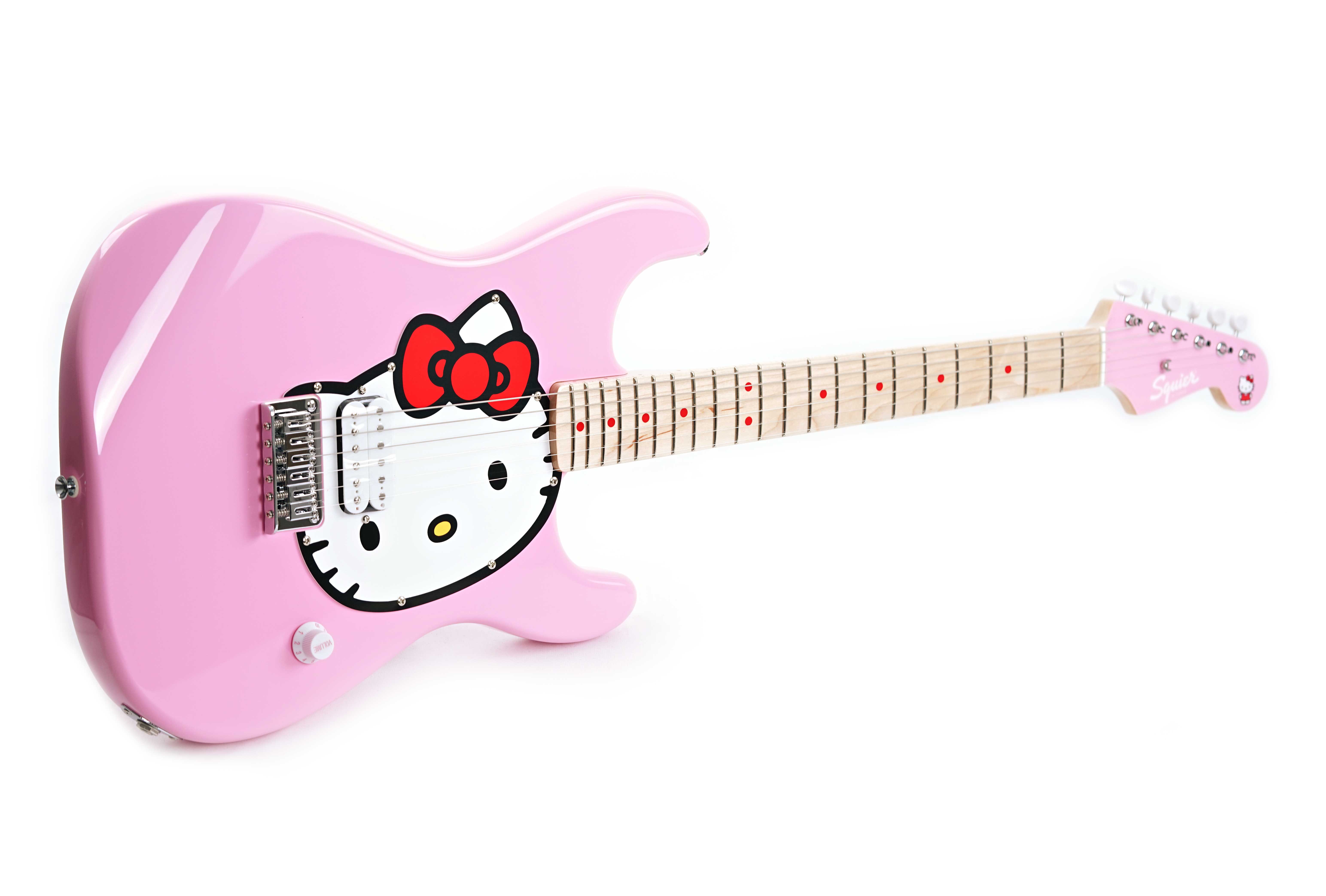 Squier Limited Edition Hello Kitty Stratocaster Pink Maple