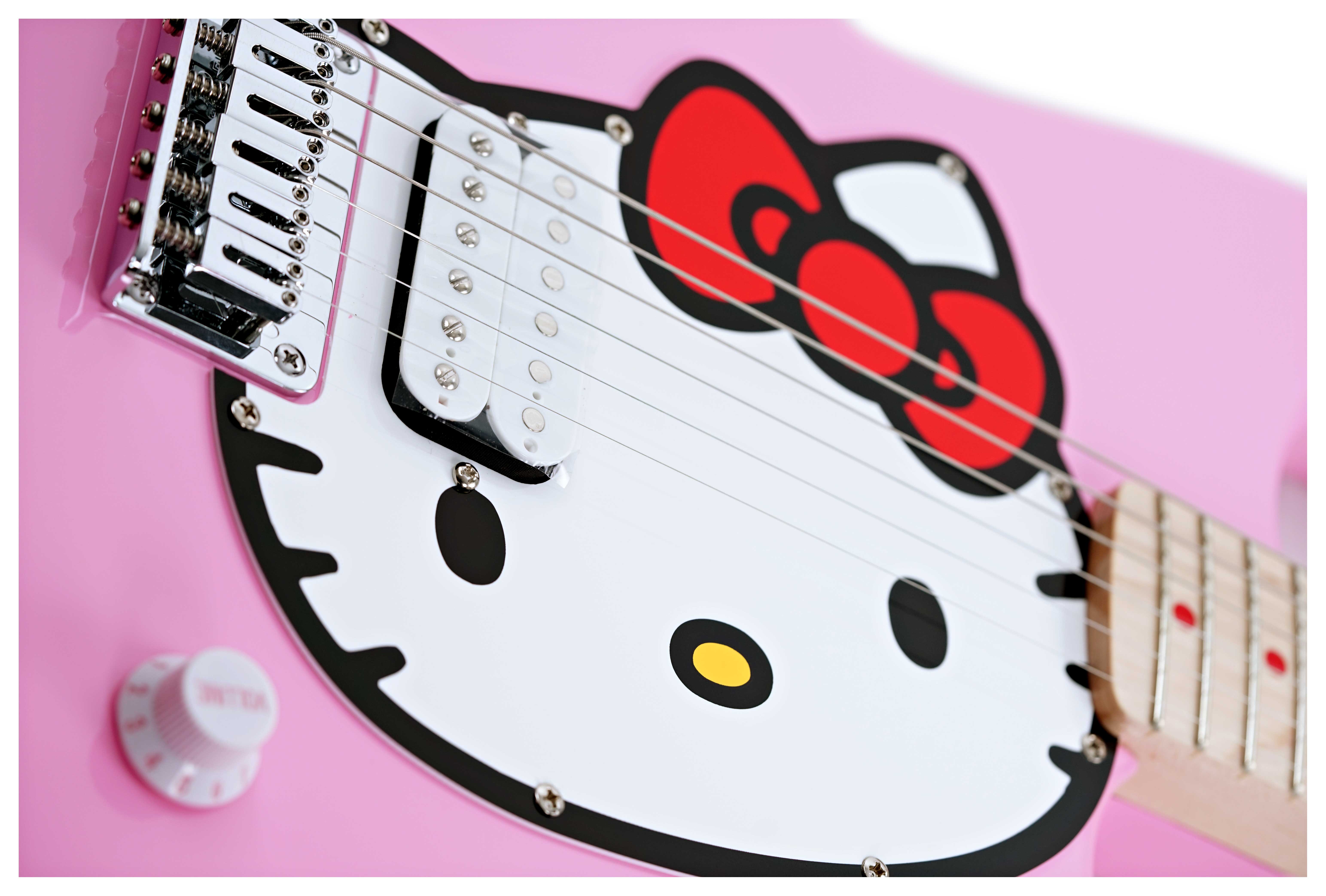 Squier Limited Edition Hello Kitty Stratocaster Pink Maple Fingerboard