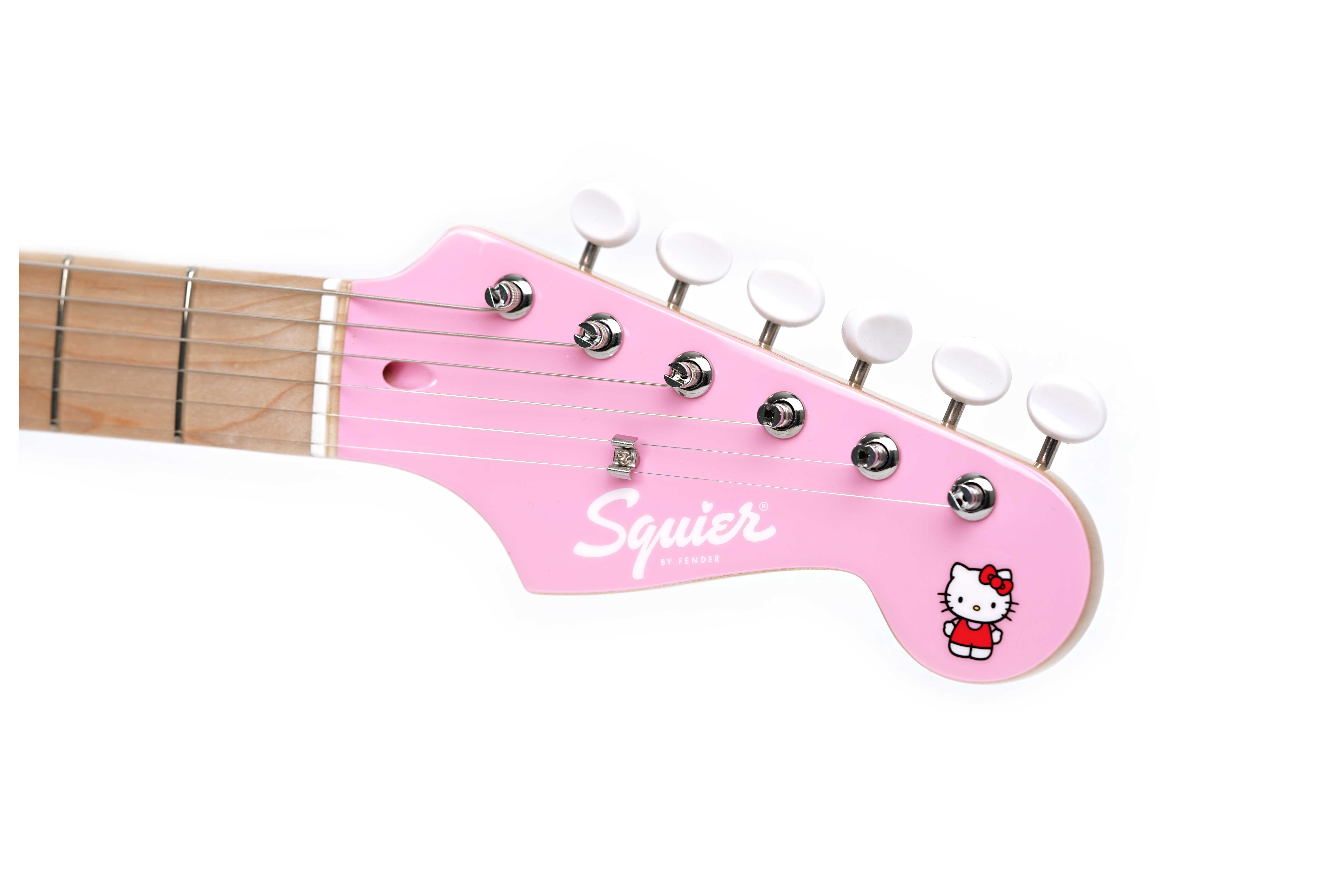 Squier Limited Edition Hello Kitty Stratocaster Pink Maple Fingerboard