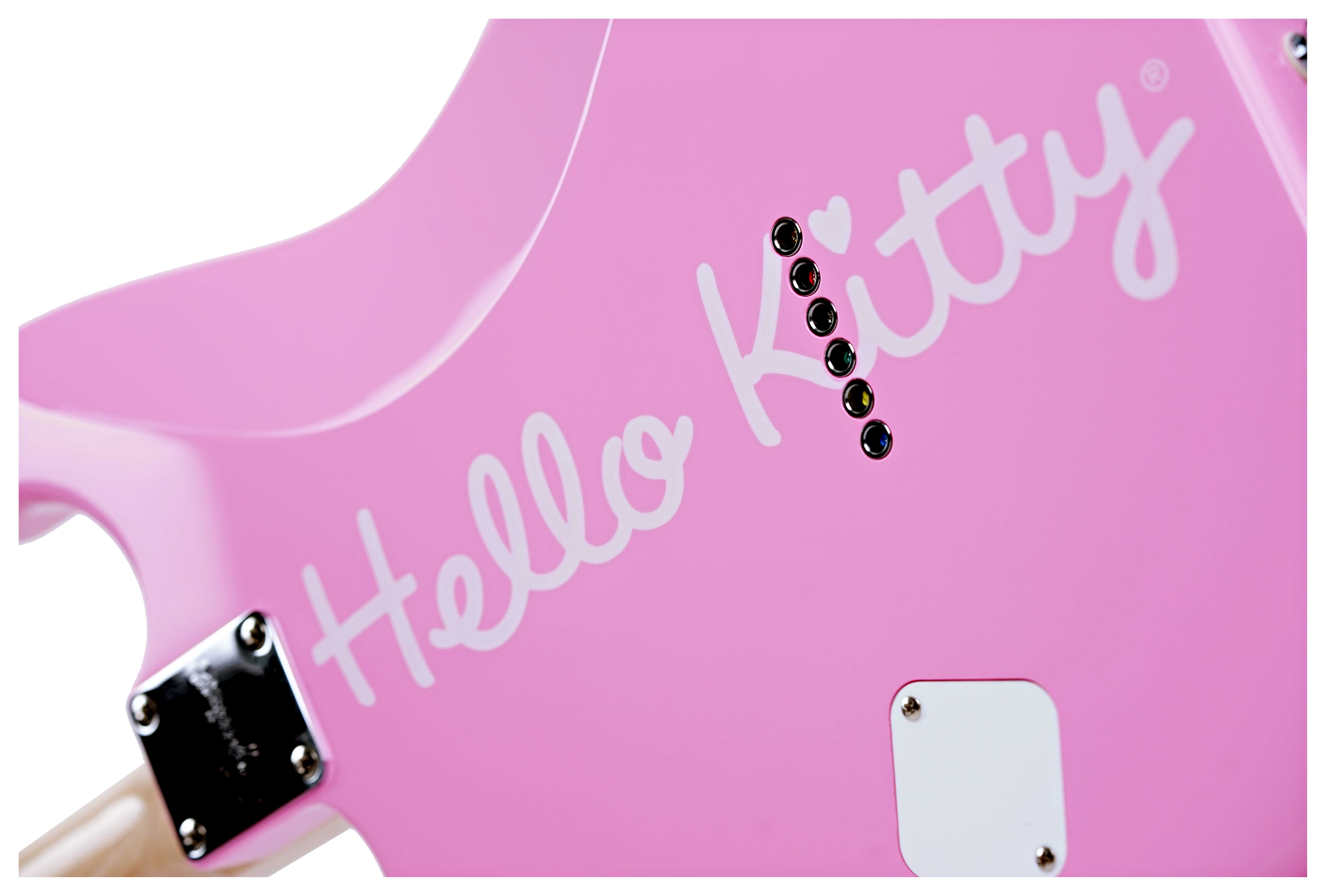 Squier Limited Edition Hello Kitty Stratocaster Pink Maple Fingerboard