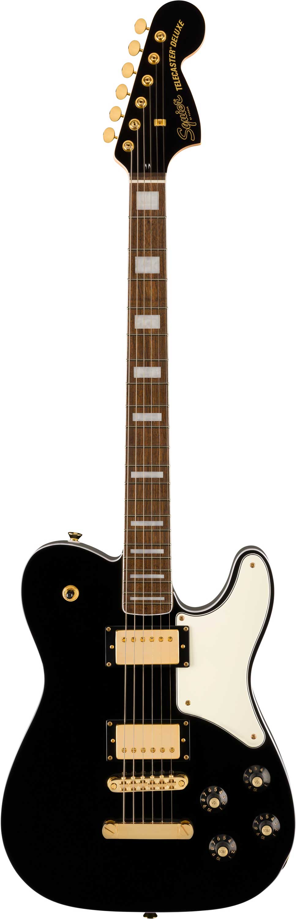 Squier Paranormal Troublemaker Telecaster Deluxe Indian Laurel Fingerboard Black
