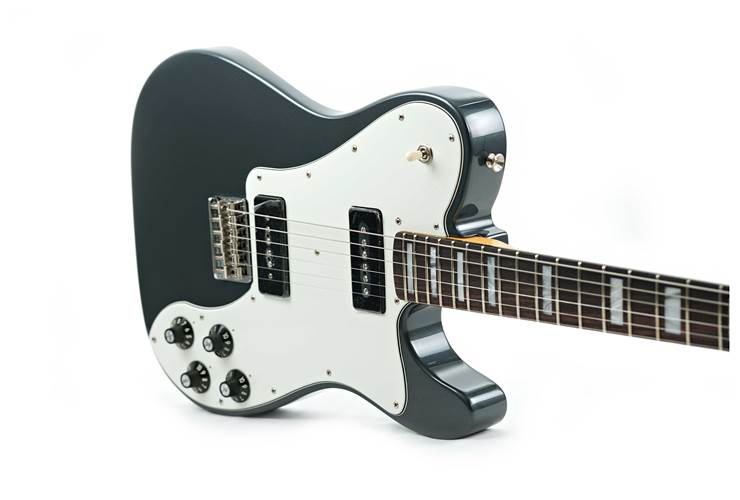 Fender Limited Edition Chris Shiflett Cleaver Telecaster Deluxe Rosewood Fingerboard Charcoal Frost Metallic (Nearly New) #CS240027 Fender Limited Edition Chris Shiflett Cleaver Telecaster Deluxe Rosewood Fingerboard Charcoal Frost Metallic (Nearly New) #CS240027
