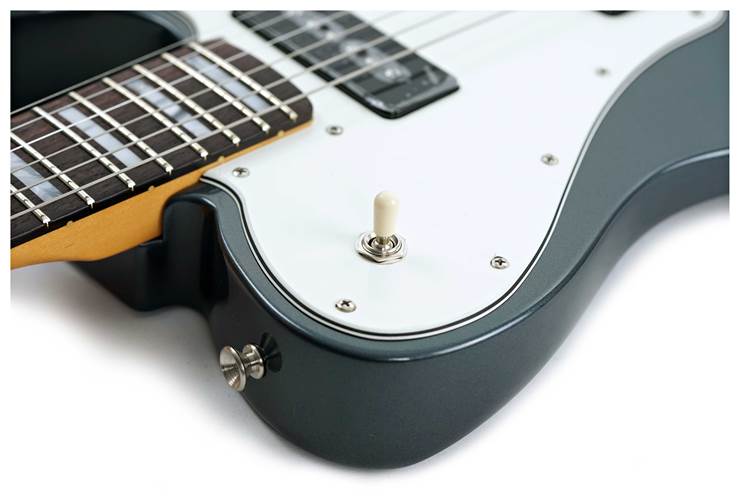Fender Limited Edition Chris Shiflett Cleaver Telecaster Deluxe Rosewood Fingerboard Charcoal Frost Metallic (Nearly New) #CS240027 Fender Limited Edition Chris Shiflett Cleaver Telecaster Deluxe Rosewood Fingerboard Charcoal Frost Metallic (Nearly New) #CS240027