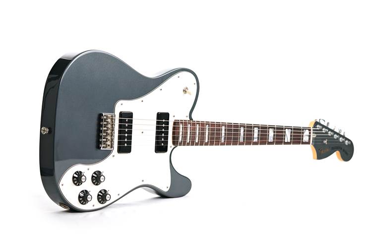 Fender Limited Edition Chris Shiflett Cleaver Tele Deluxe Rosewood Fingerboard Charcoal Frost Metallic (Nearly New) #CS240066 Fender Limited Edition Chris Shiflett Cleaver Tele Deluxe Rosewood Fingerboard Charcoal Frost Metallic (Nearly New) #CS240066