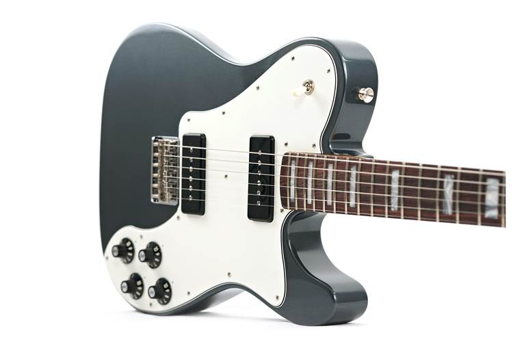 Fender Limited Edition Chris Shiflett Cleaver Tele Deluxe Rosewood Fingerboard Charcoal Frost Metallic (Nearly New) #CS240066 Fender Limited Edition Chris Shiflett Cleaver Tele Deluxe Rosewood Fingerboard Charcoal Frost Metallic (Nearly New) #CS240066