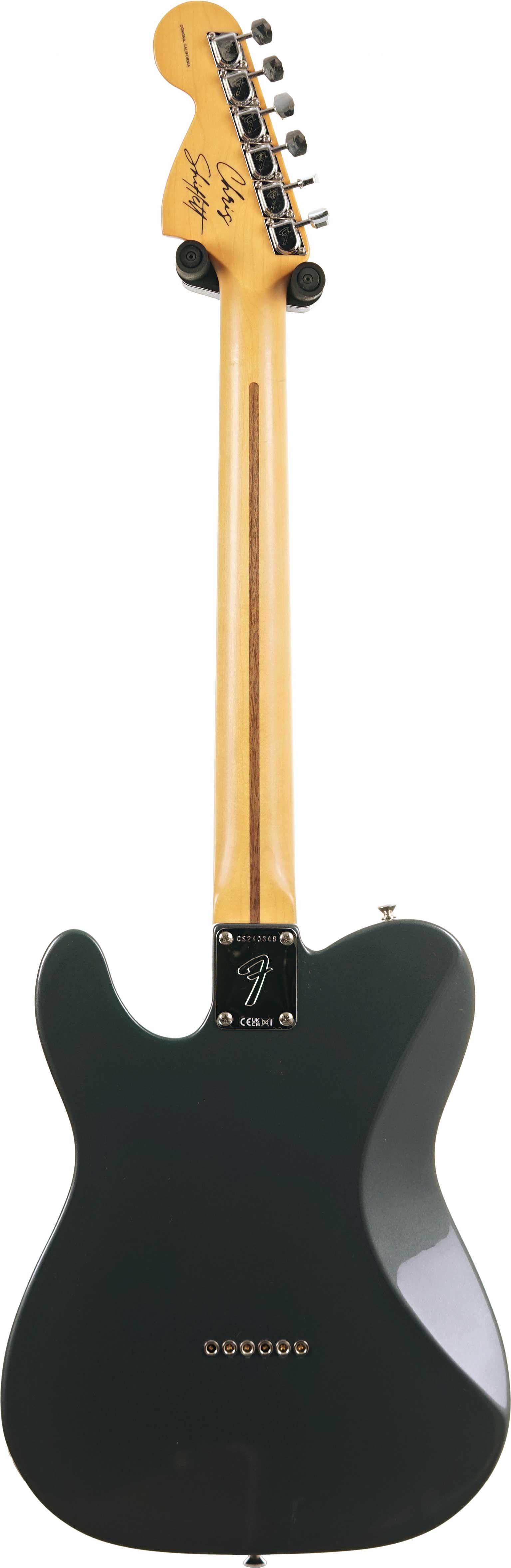 Fender Limited Edition Chris Shiflett Cleaver Telecaster Deluxe Rosewood Fingerboard Charcoal Frost Metallic (Ex-Demo) #CS240348