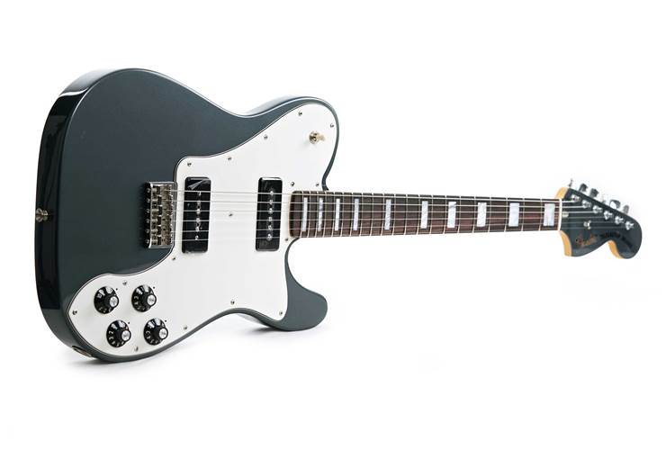 Fender Limited Edition Chris Shiflett Cleaver Telecaster Deluxe Rosewood Fingerboard Charcoal Frost Metallic Fender Limited Edition Chris Shiflett Cleaver Telecaster Deluxe Rosewood Fingerboard Charcoal Frost Metallic