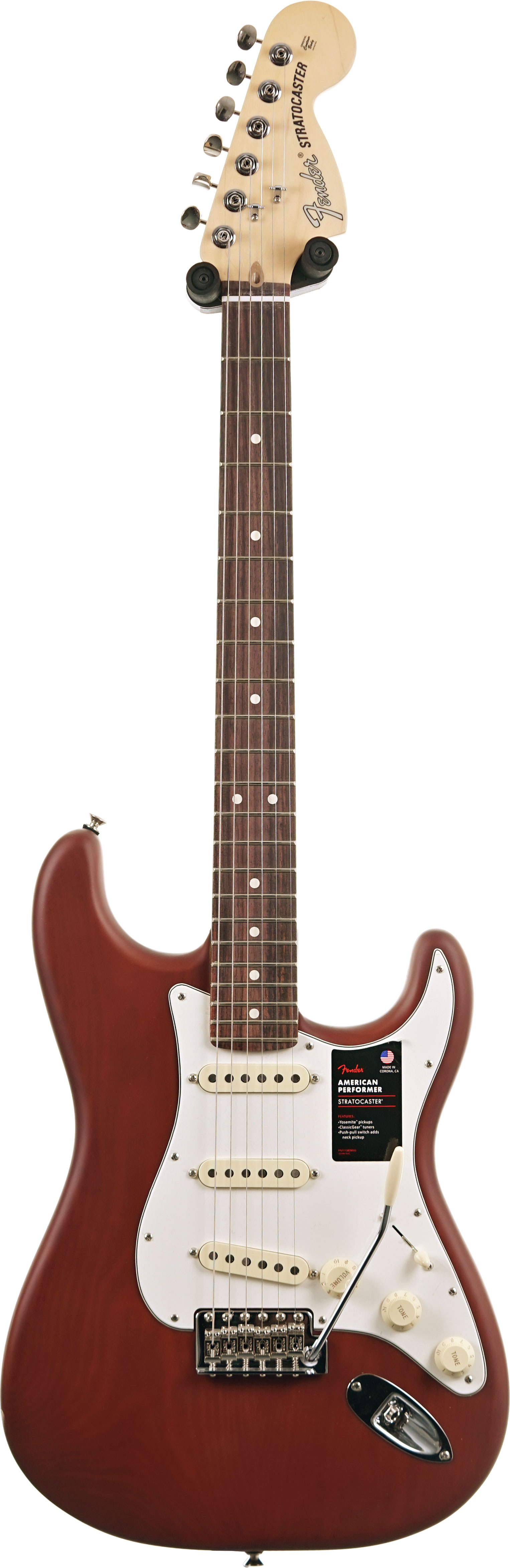 Fender American Performer Sassafras Stratocaster Mocha Rosewood Fingerboard (Ex-Demo) #US240020009