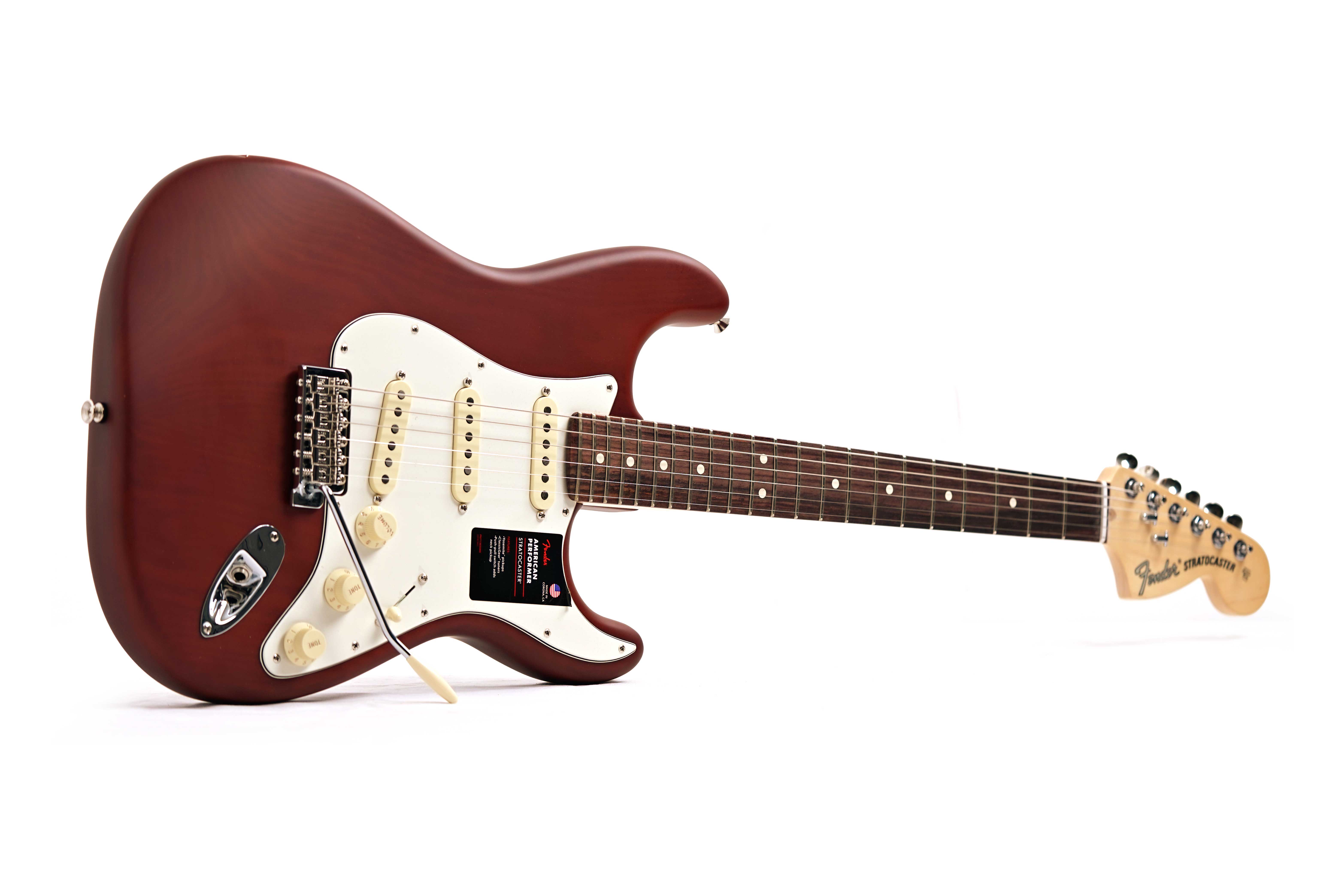 Fender American Performer Sassafras Stratocaster Mocha Rosewood Fingerboard (Ex-Demo) #US240020009