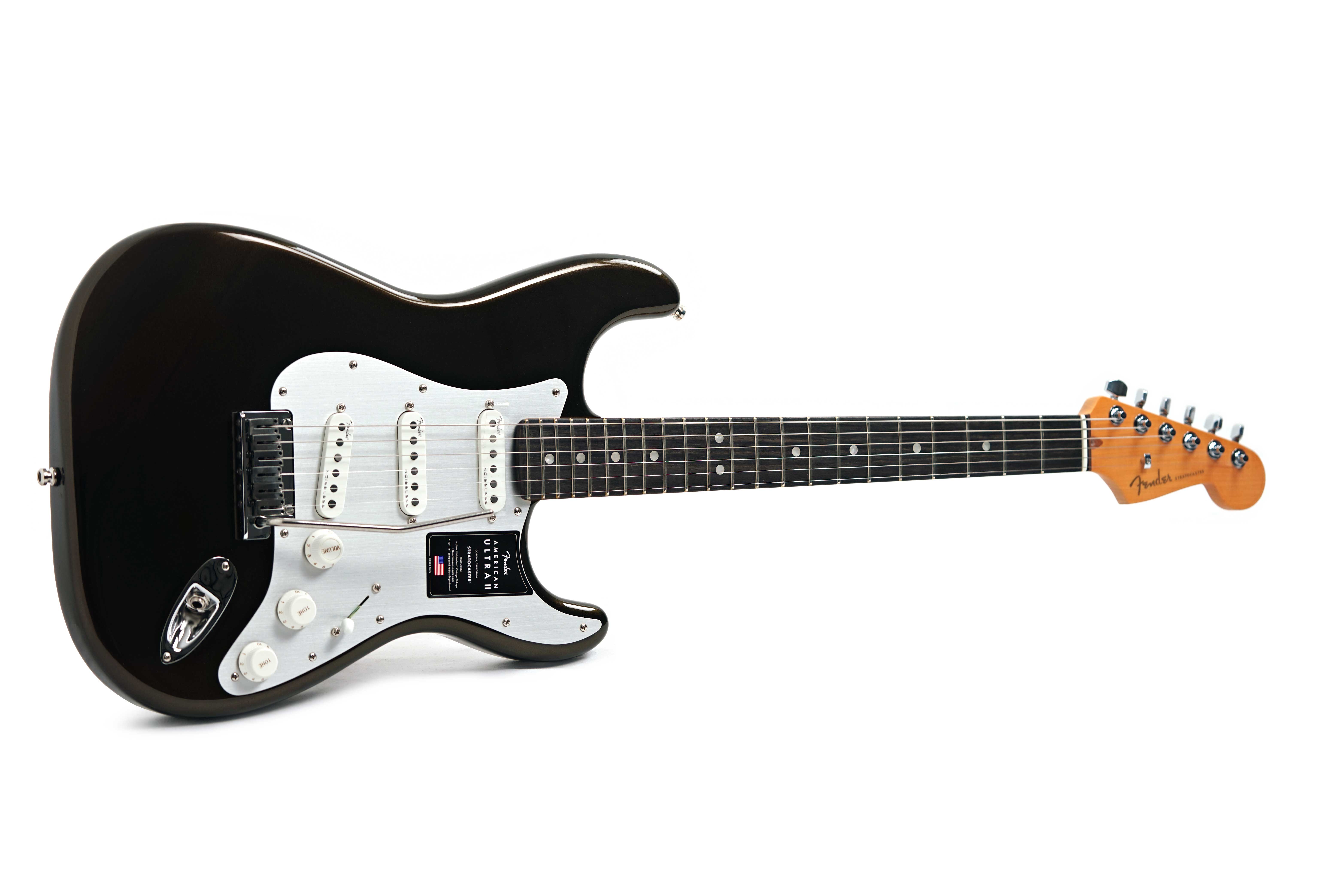 Fender American Ultra II Stratocaster Ebony Fingerboard Texas Tea #US240037291