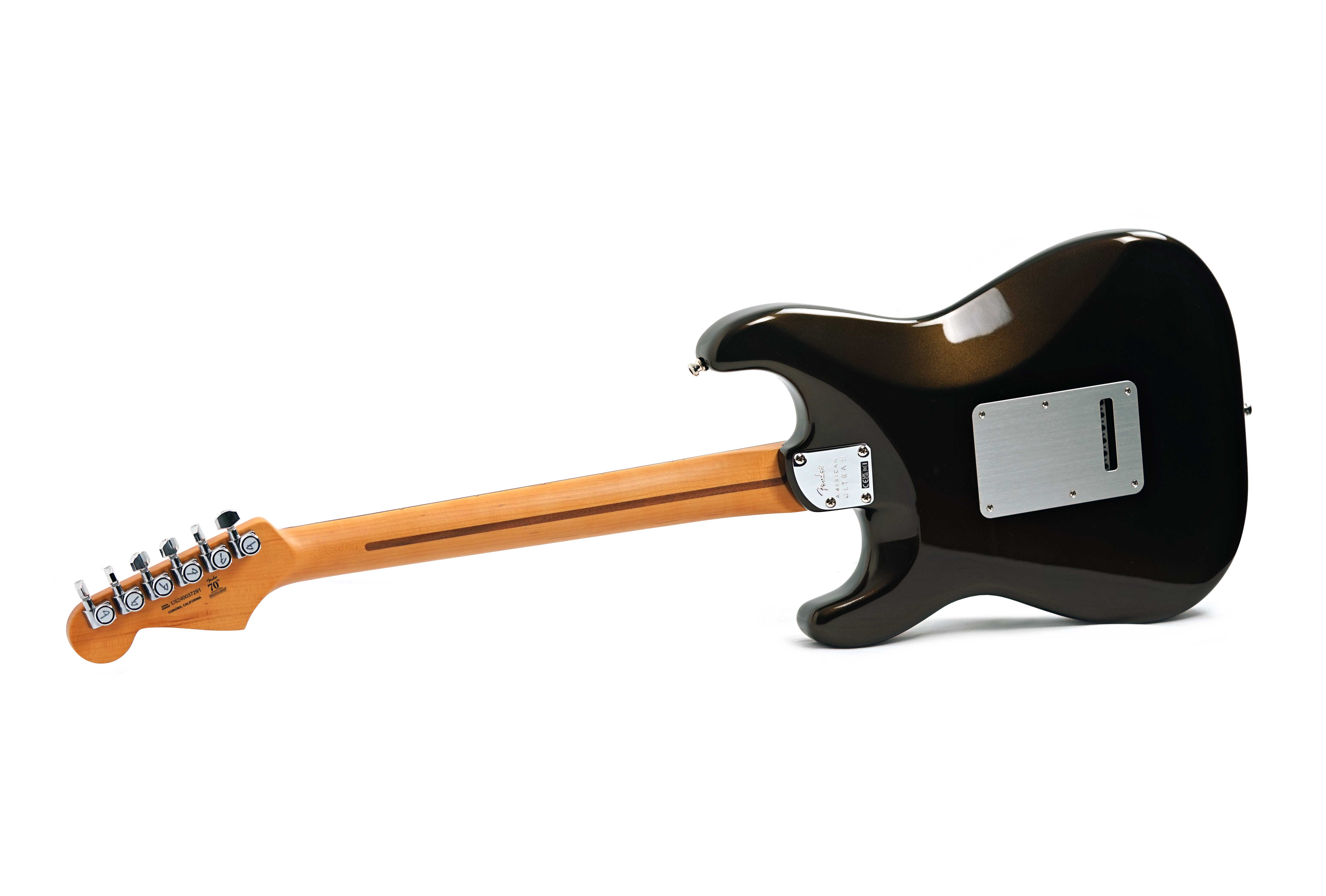 Fender American Ultra II Stratocaster Ebony Fingerboard Texas Tea #US240037291