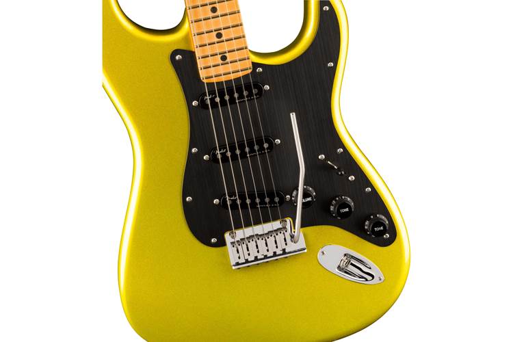 Solar Strtocaster Fender American Ultra II Stratocaster Maple Fingerboard Solar Flare ...