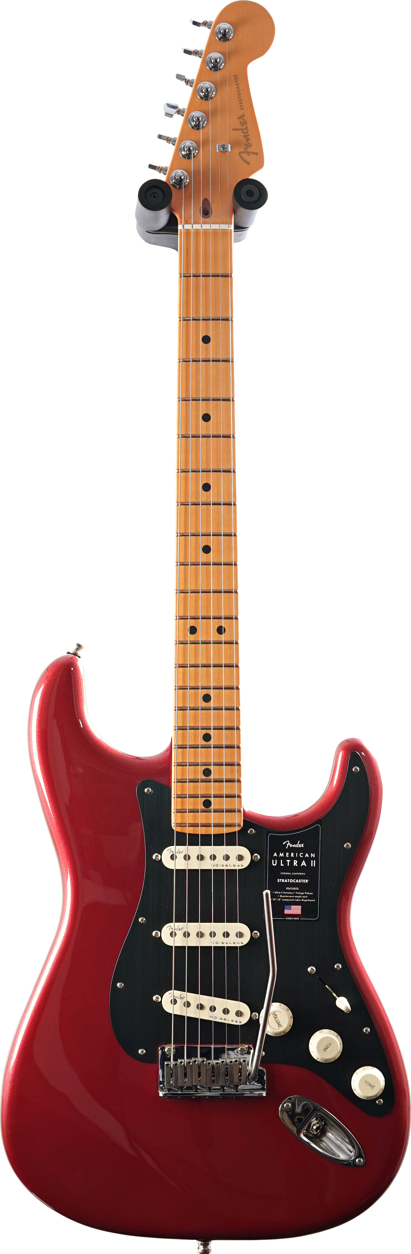 Fender American Ultra II Stratocaster Maple Fingerboard Sinister Red #US240033081
