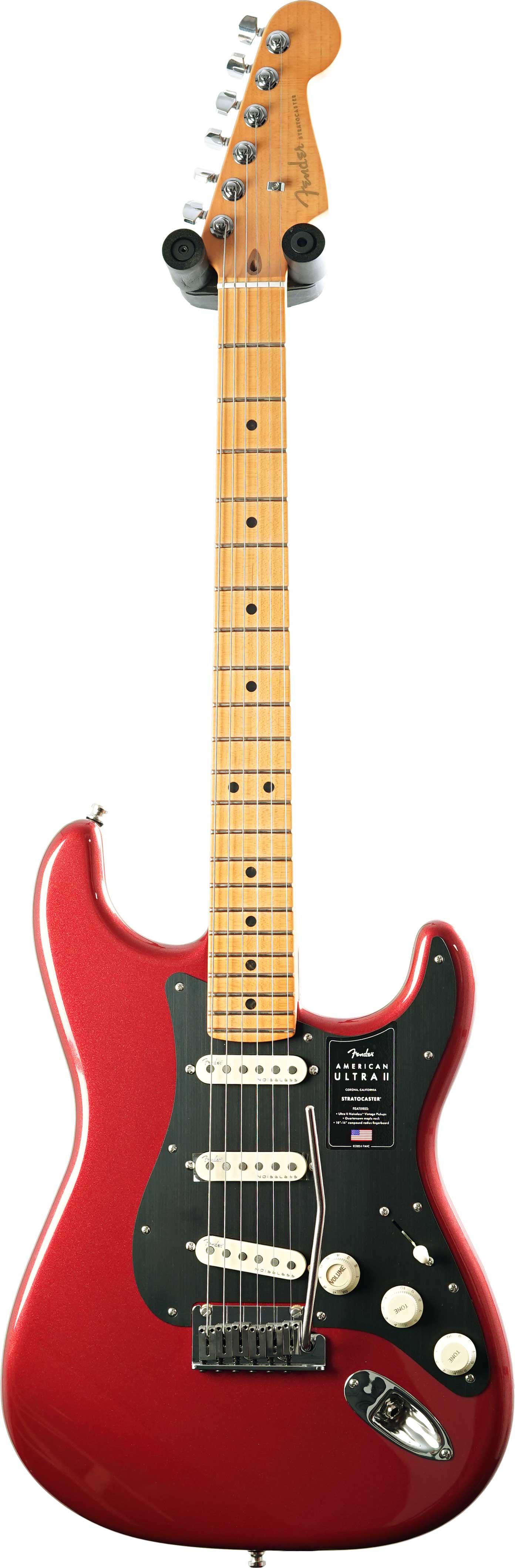 Fender American Ultra II Stratocaster Maple Fingerboard Sinister Red #US240037325