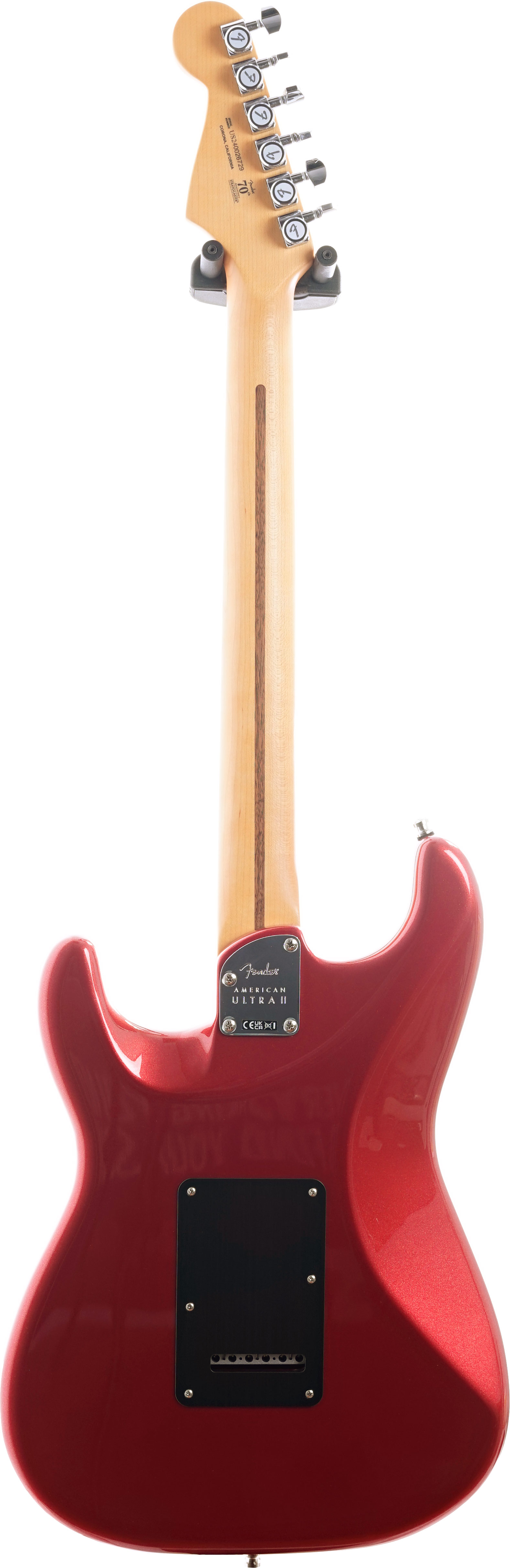 Fender American Ultra II Stratocaster Maple Fingerboard Sinister Red #US240026729