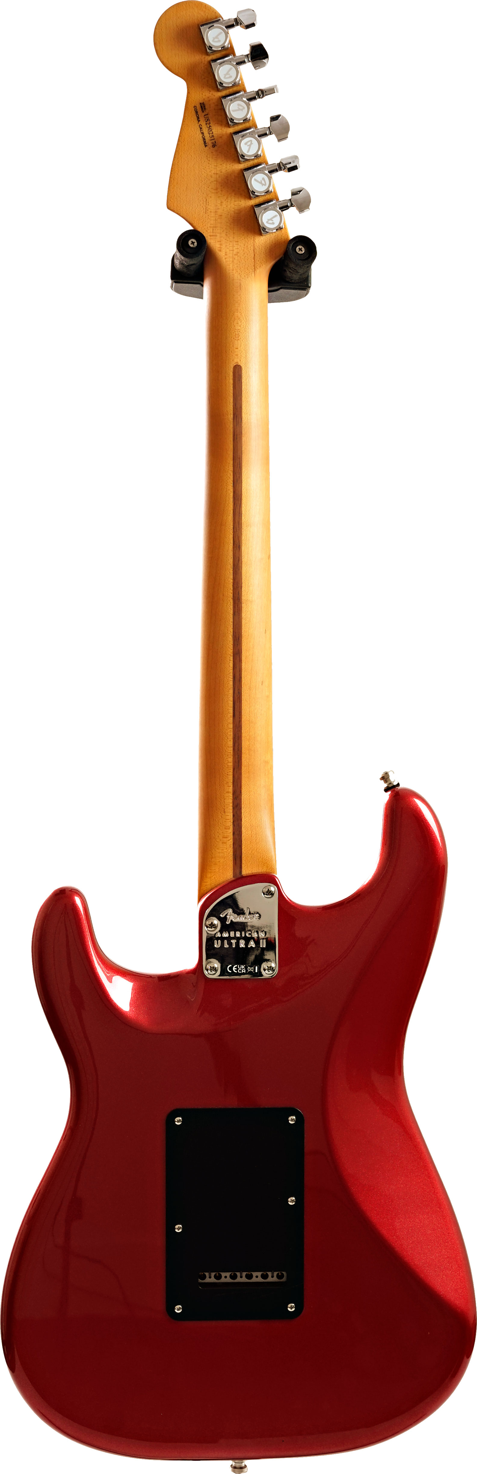 Fender American Ultra II Stratocaster Maple Fingerboard Sinister Red #US240026160