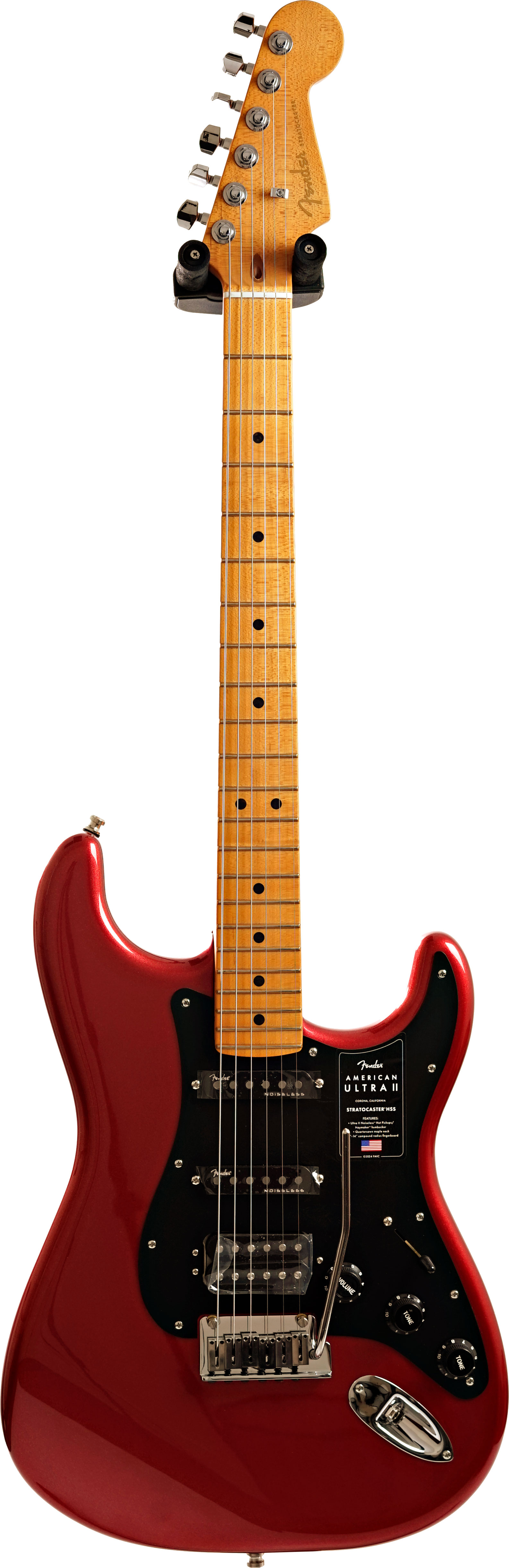 Fender American Ultra II Stratocaster Maple Fingerboard Sinister Red #US240026160