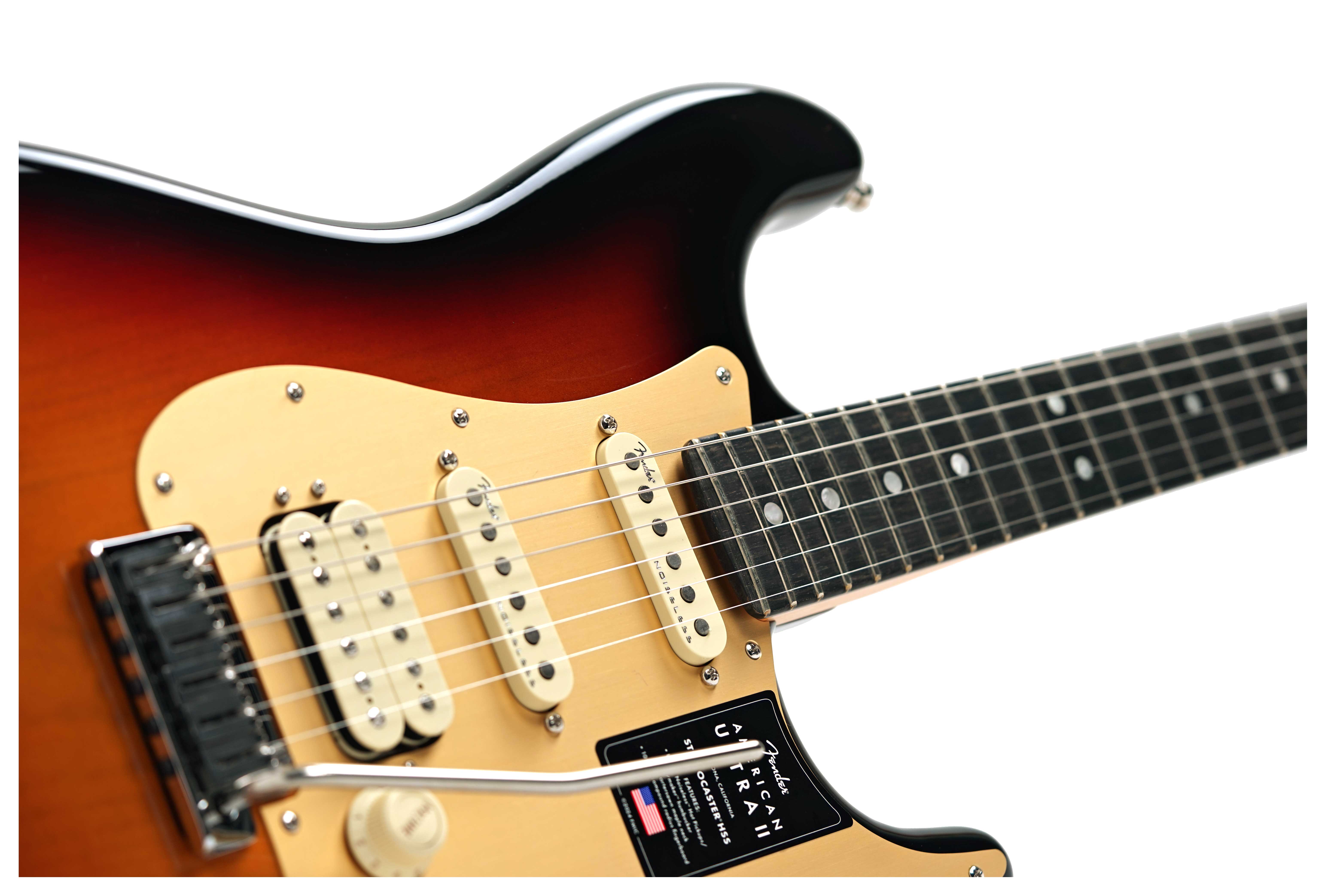 Fender American Ultra II Stratocaster HSS Ebony Fingerboard Ultraburst #US25008074