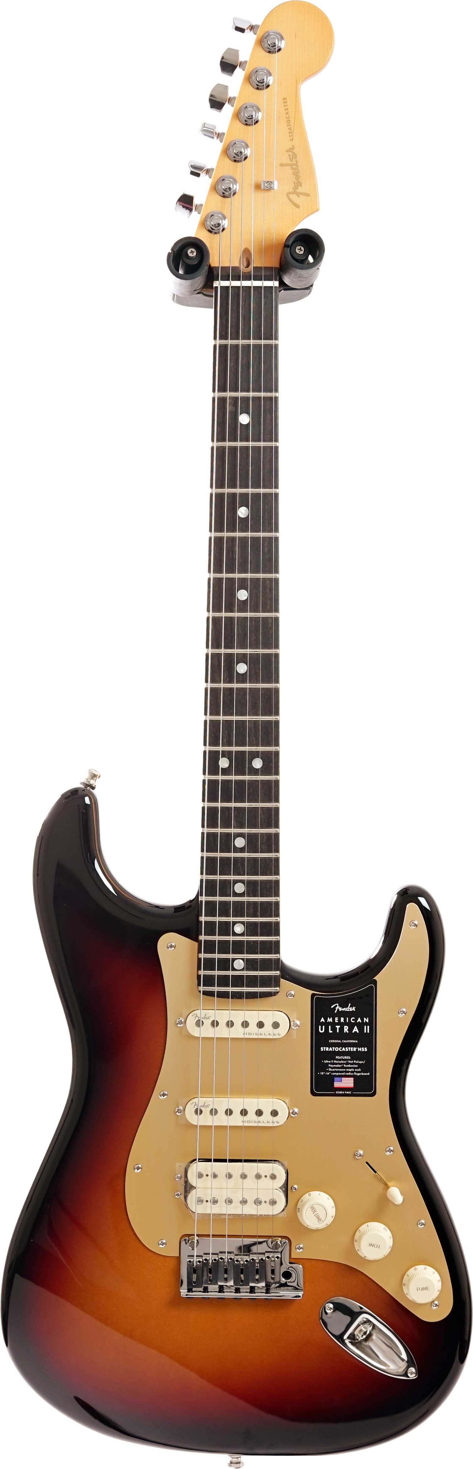 Fender American Ultra II Stratocaster HSS Ebony Fingerboard Ultraburst #US25007423