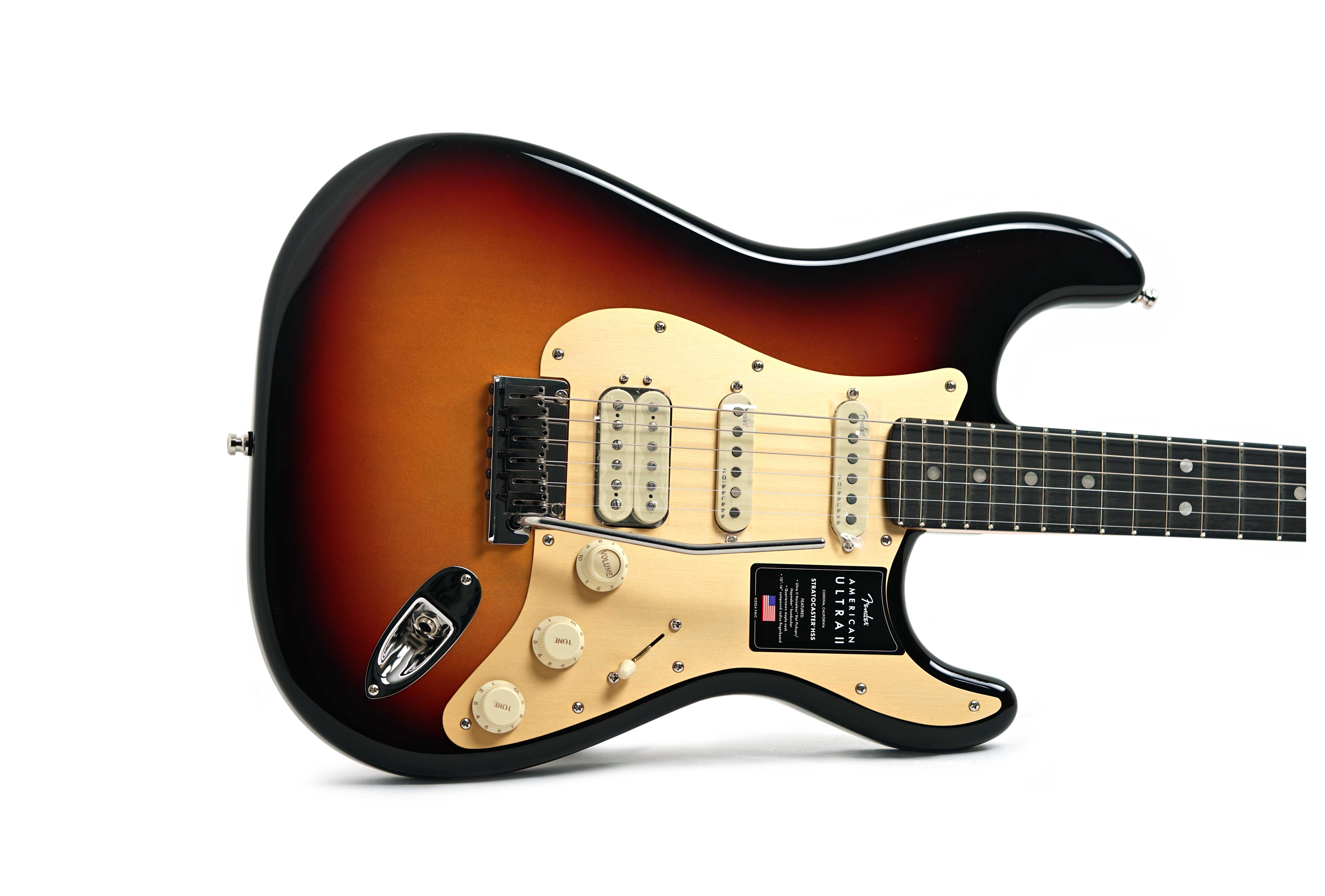 Fender American Ultra II Stratocaster HSS Ebony Fingerboard Ultraburst #US25008612