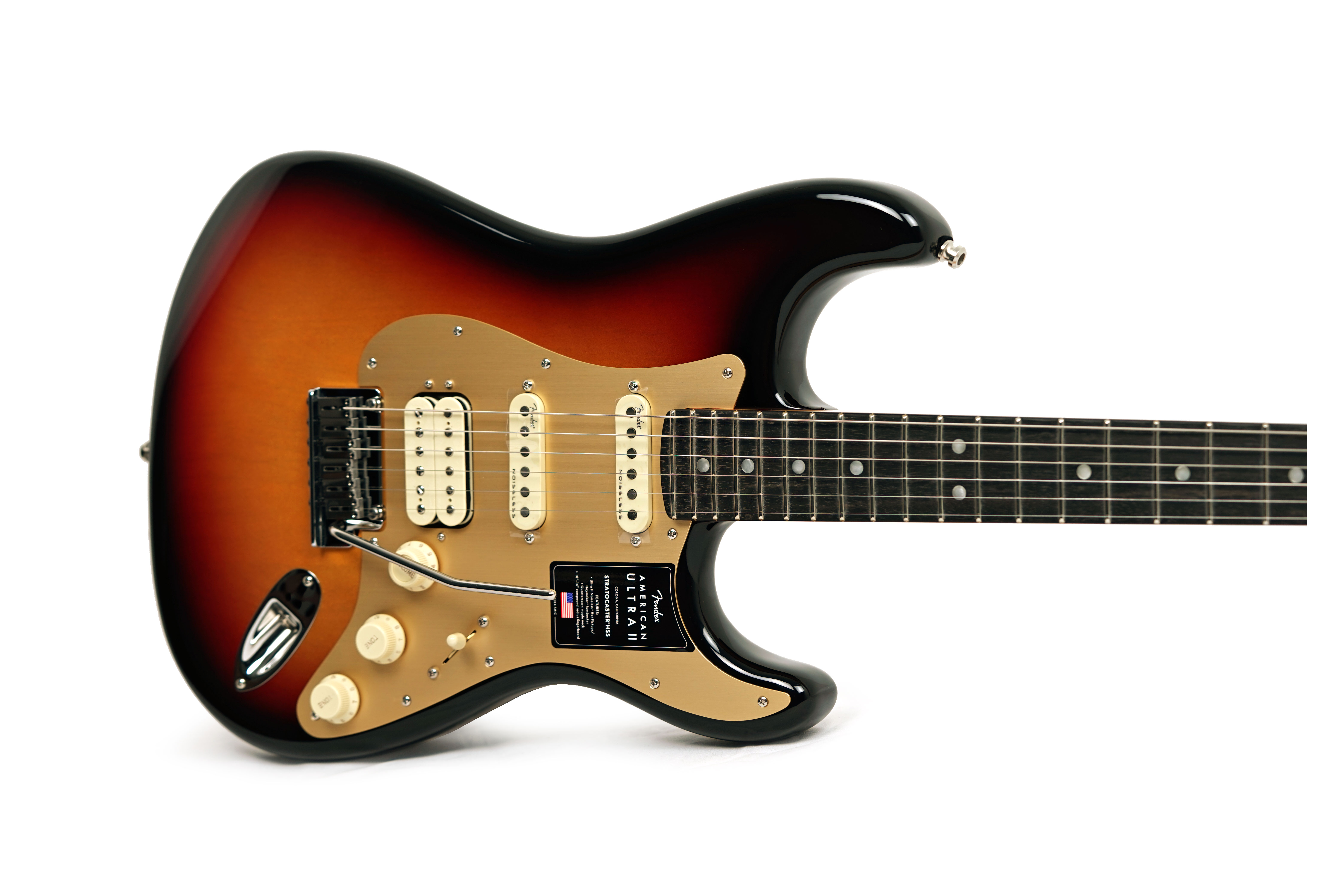 Fender American Ultra II Stratocaster HSS Ebony Fingerboard Ultraburst #US25004944