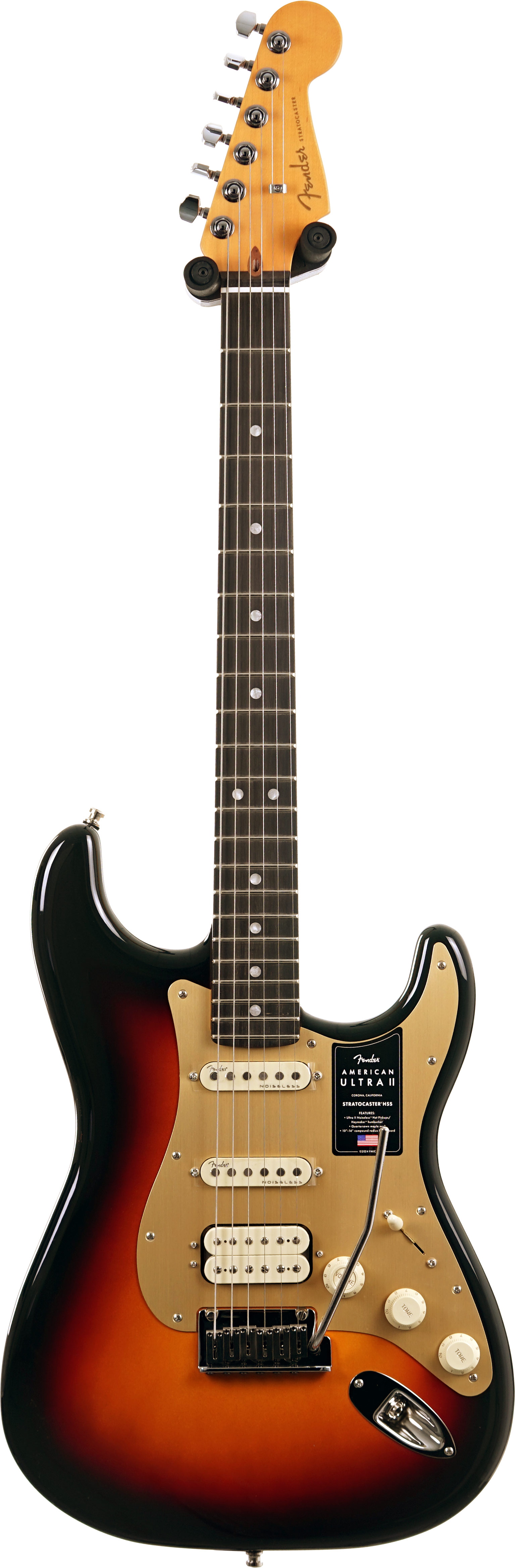 Fender American Ultra II Stratocaster HSS Ebony Fingerboard Ultraburst #US25004436