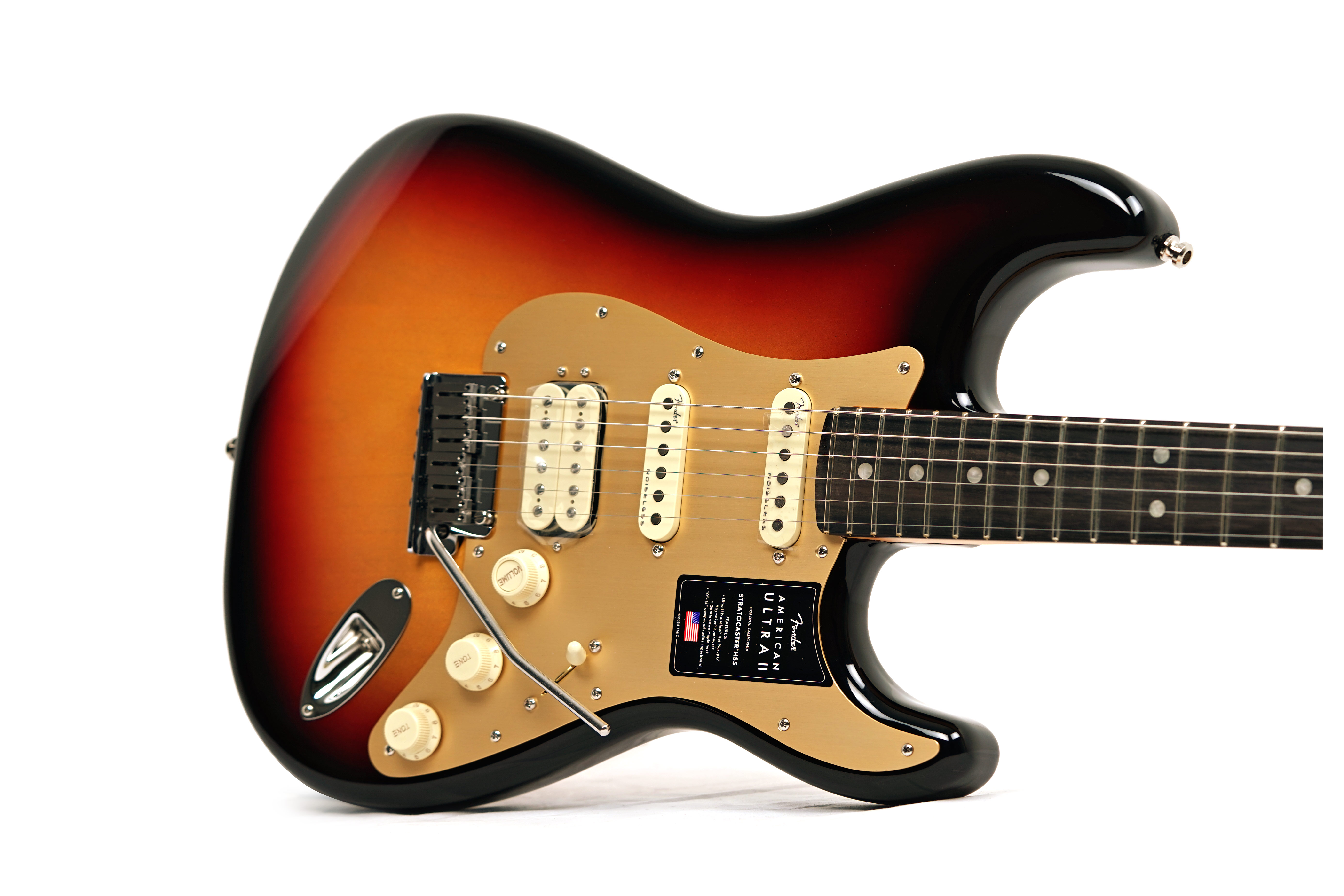 Fender American Ultra II Stratocaster HSS Ebony Fingerboard Ultraburst #US25002141