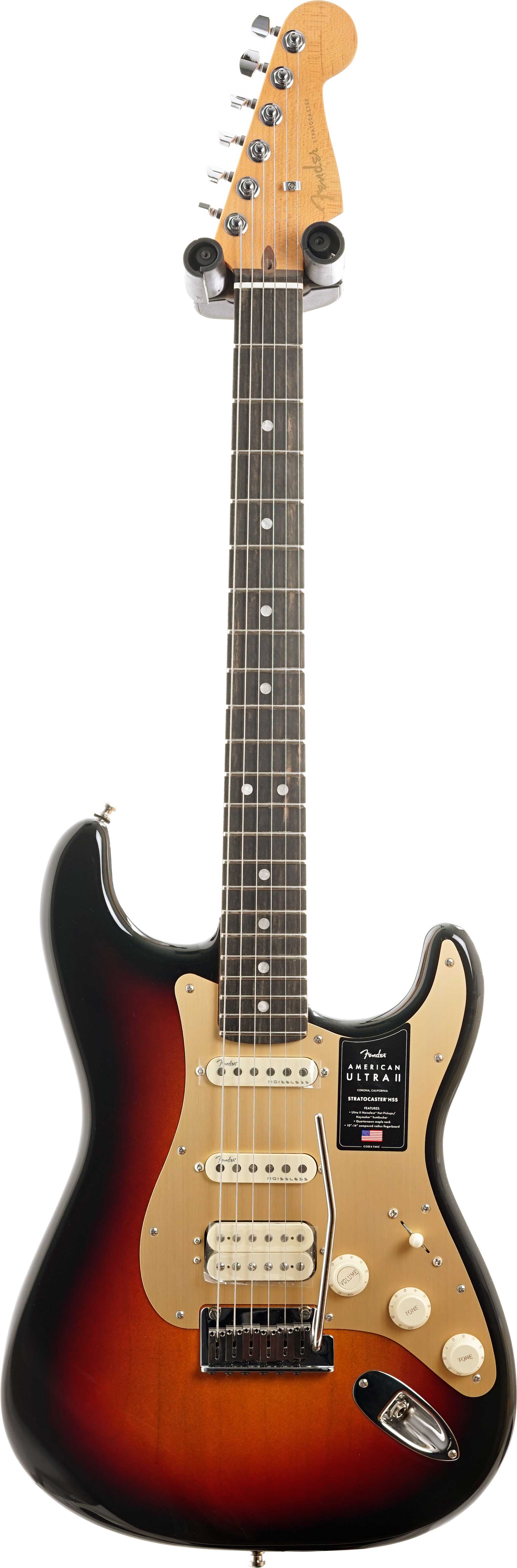 Fender American Ultra II Stratocaster HSS Ebony Fingerboard Ultraburst #US26009036