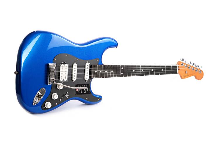 Fender American Ultra II Stratocaster HSS Ebony Fingerboard Noble Blue (Nearly New) #US240023943 Fender American Ultra II Stratocaster HSS Ebony Fingerboard Noble Blue (Nearly New) #US240023943