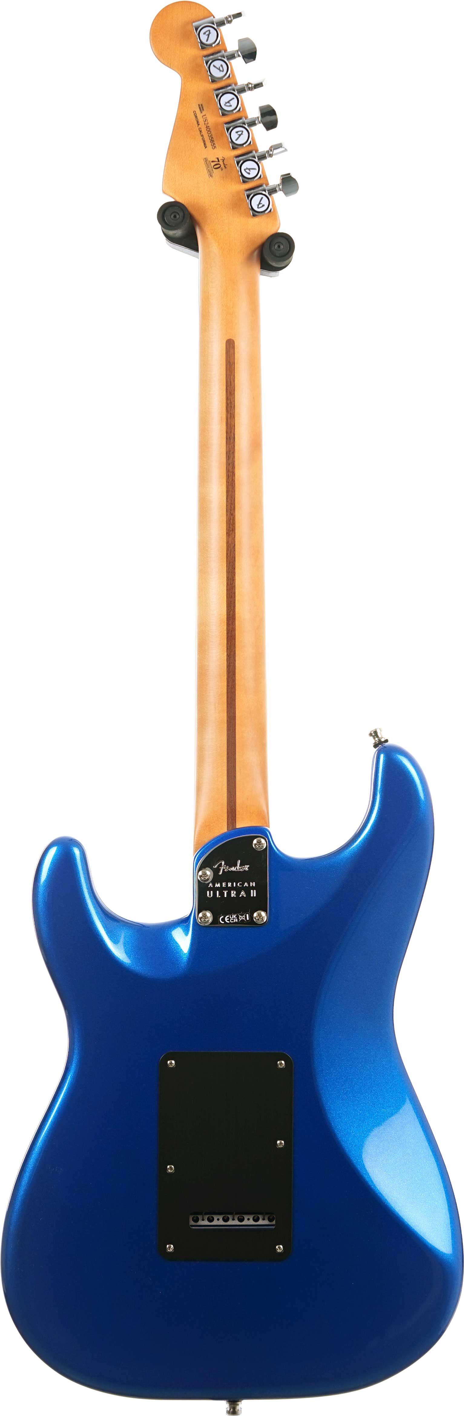 Fender American Ultra II Stratocaster HSS Ebony Fingerboard Noble Blue #US240035655