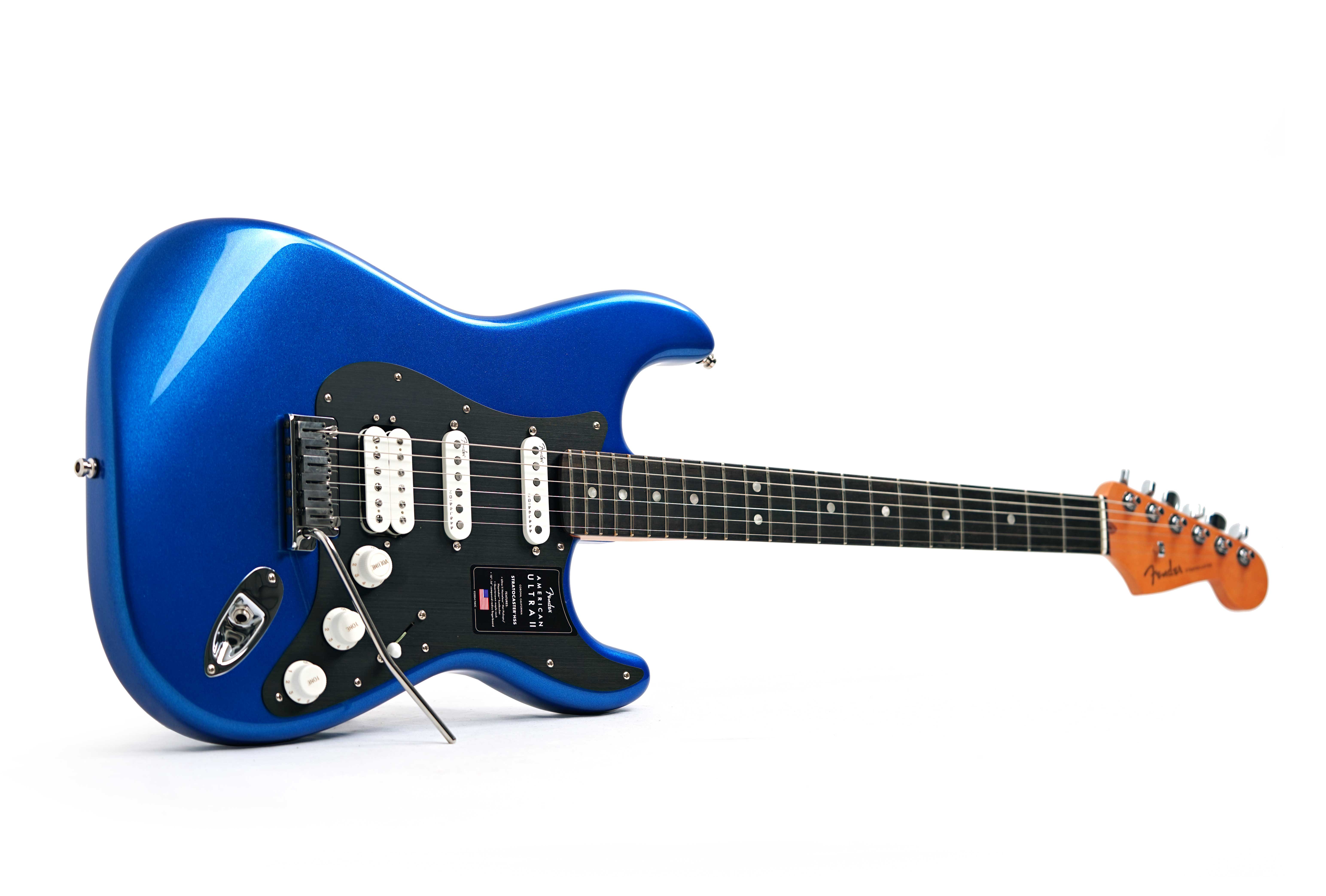 Fender American Ultra II Stratocaster HSS Ebony Fingerboard Noble Blue #US240035655