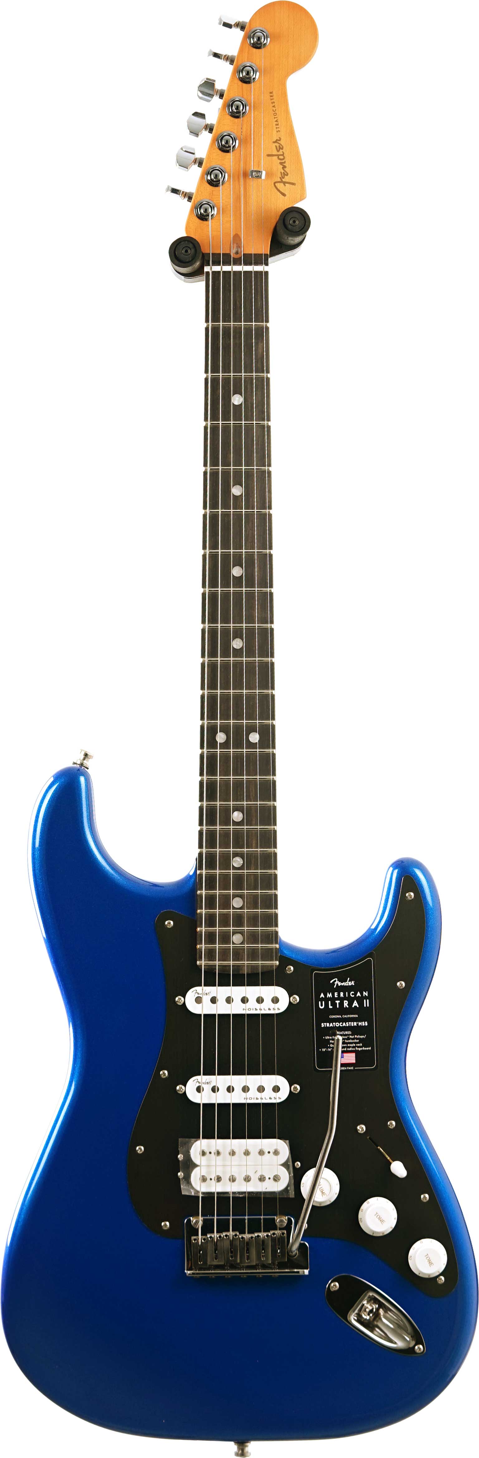 Fender American Ultra II Stratocaster HSS Ebony Fingerboard Noble Blue #US24064416