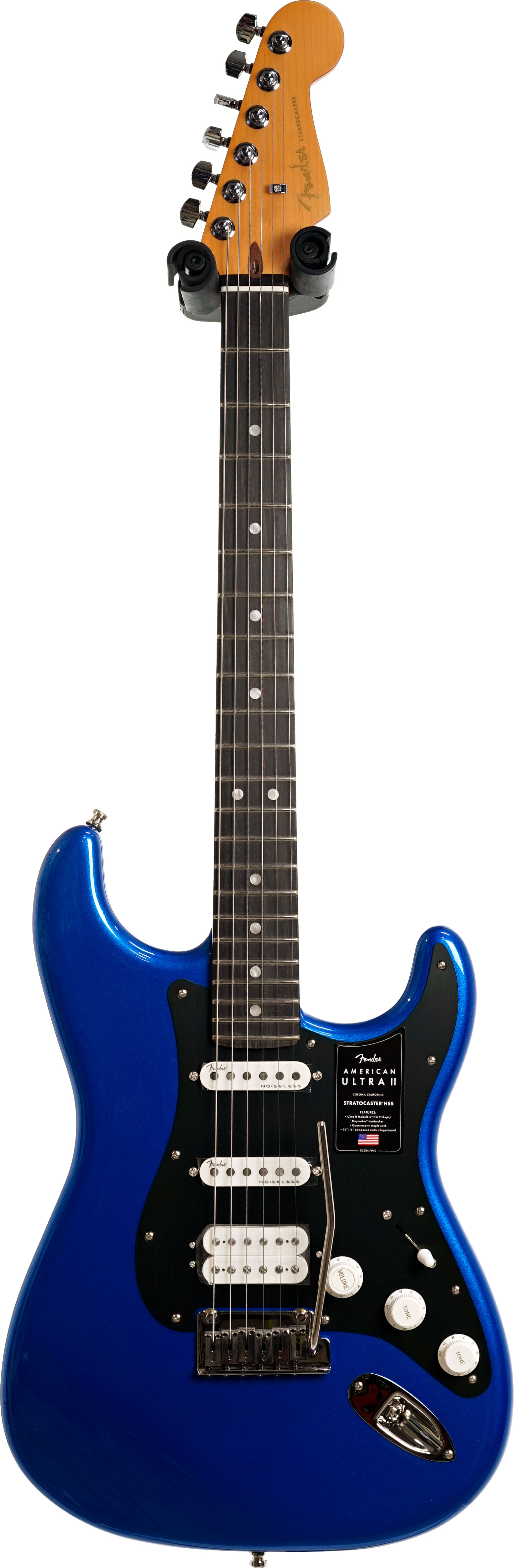 Fender American Ultra II Stratocaster HSS Ebony Fingerboard Noble Blue (Nearly New) #US240034455