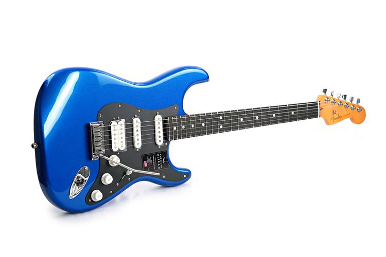 Fender American Ultra II Stratocaster HSS Ebony Fingerboard Noble Blue Fender American Ultra II Stratocaster HSS Ebony Fingerboard Noble Blue