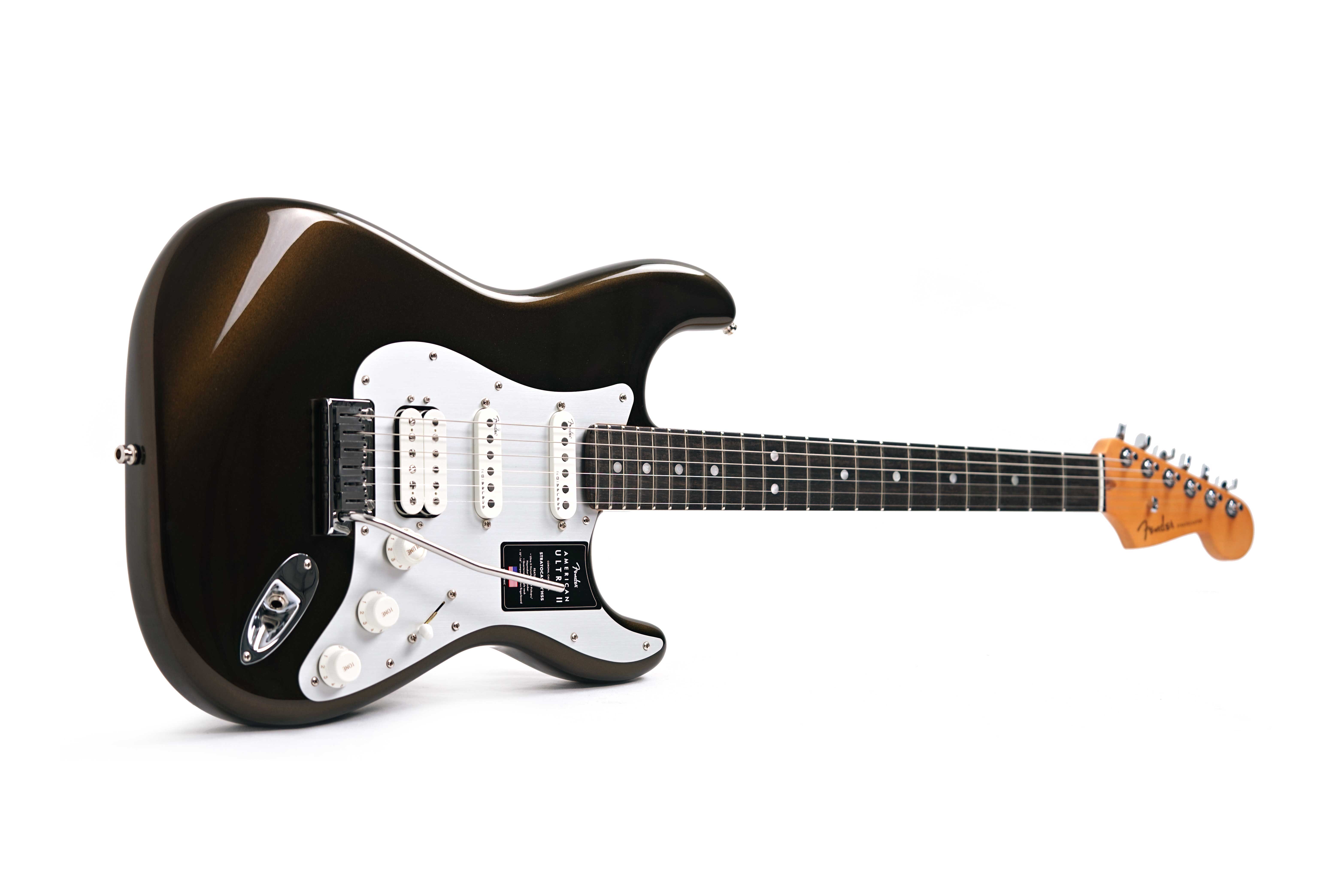 Fender American Ultra II Stratocaster HSS Ebony Fingerboard Texas Tea (Nearly New) #US25015503
