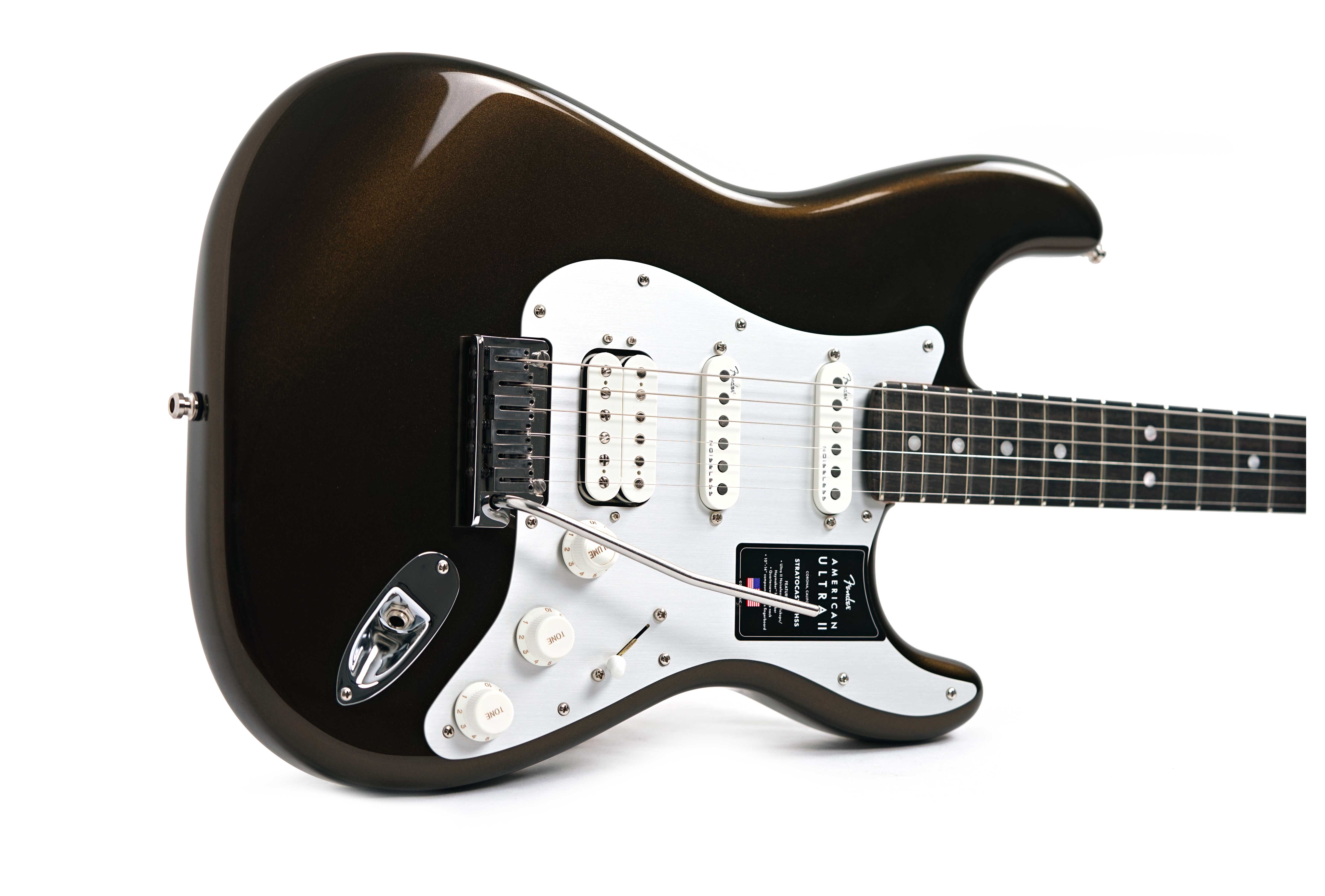 Fender American Ultra II Stratocaster HSS Ebony Fingerboard Texas Tea (Nearly New) #US25015503