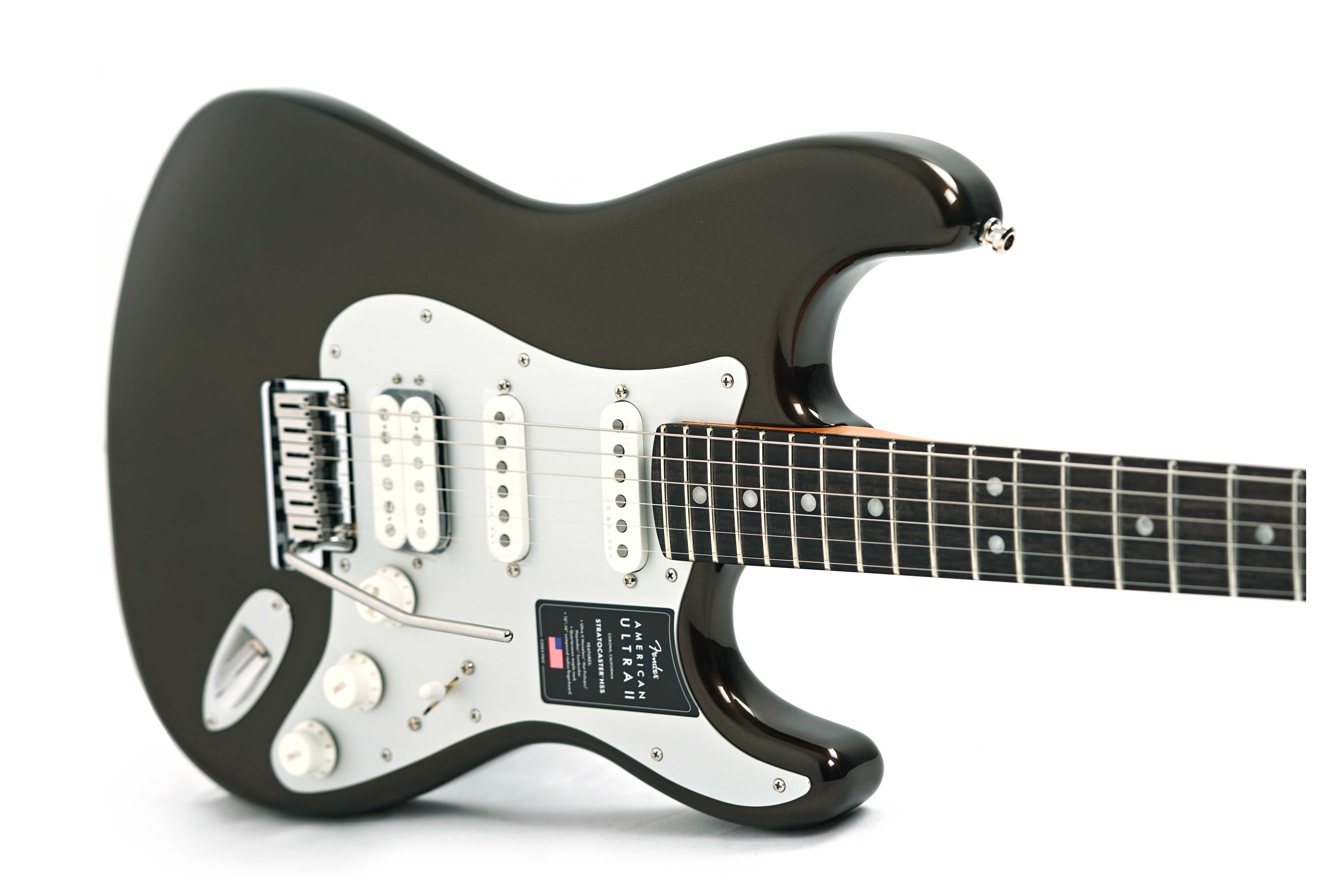 Fender American Ultra II Stratocaster HSS Ebony Fingerboard Texas Tea #US25013940